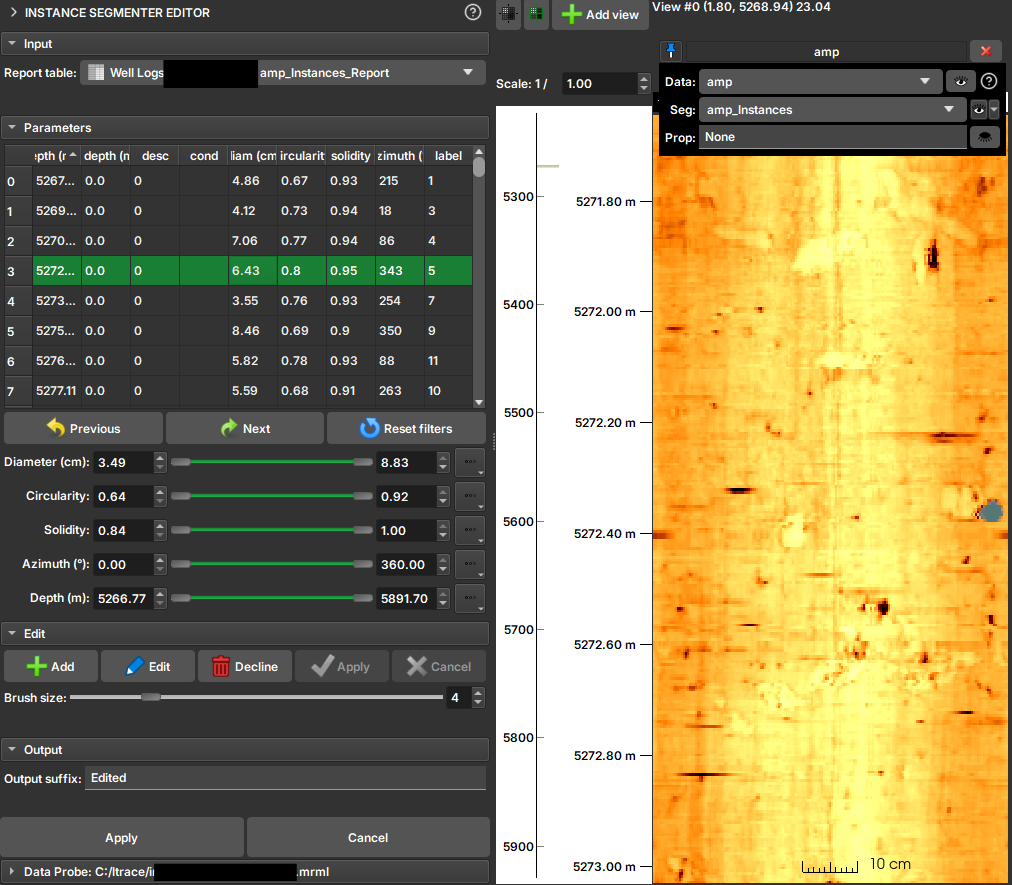 Instance Segment Editor Interface