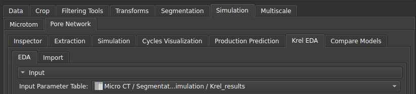 Entrada do módulo Krel EDA
