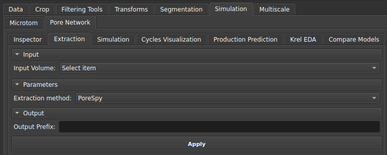 Extraction Module Interface